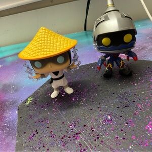 Funko Pop Figures - Raiden and Black Knight